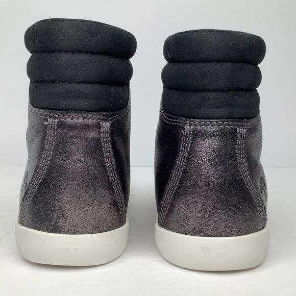 Timberland Dausette Metallic Leather Ankle Boot Sneaker Women’s Sz 7.5 Street - Picture 3 of 9